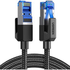 UGREEN CAT8 Shielded Round Braided Cable Modular Plugs 3m - Black