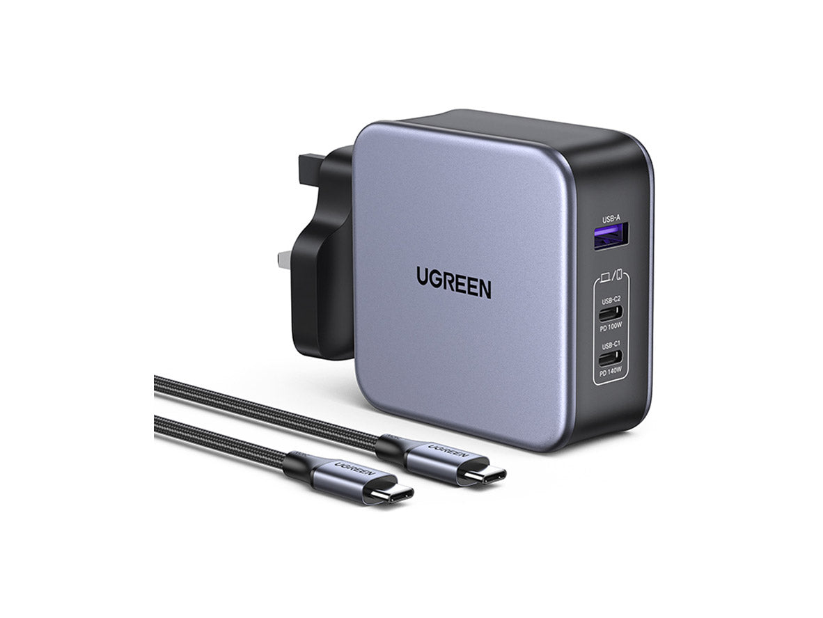 UGREEN GaN Fast Charger 140W with Cable USB-C - Black