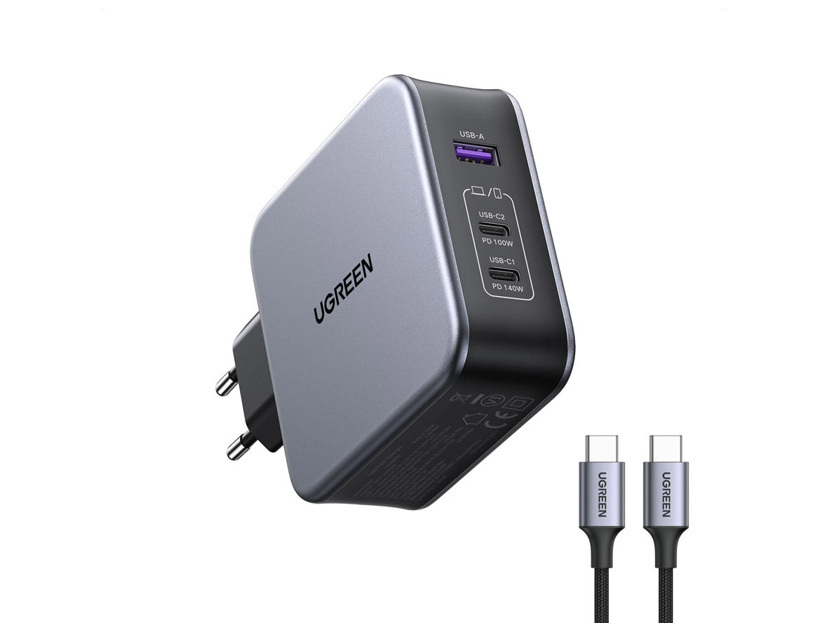 UGREEN GaN Fast Charger 140W with Cable USB-C - Black