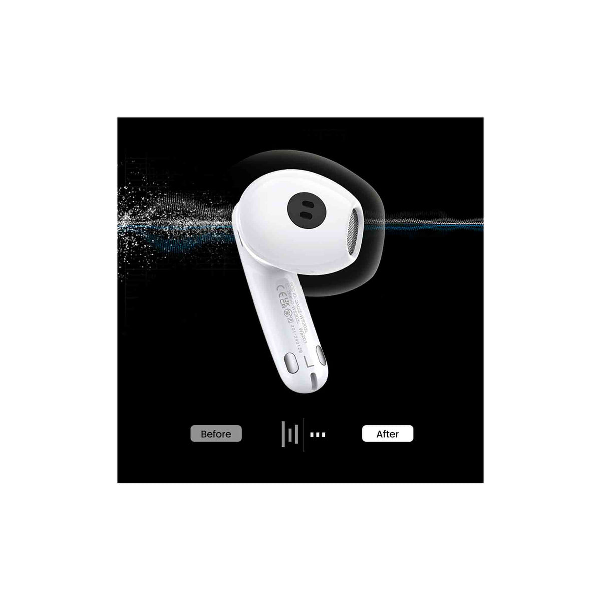 UGREEN HiTune H6 Pro Hybrid Cancelling Earbuds - White