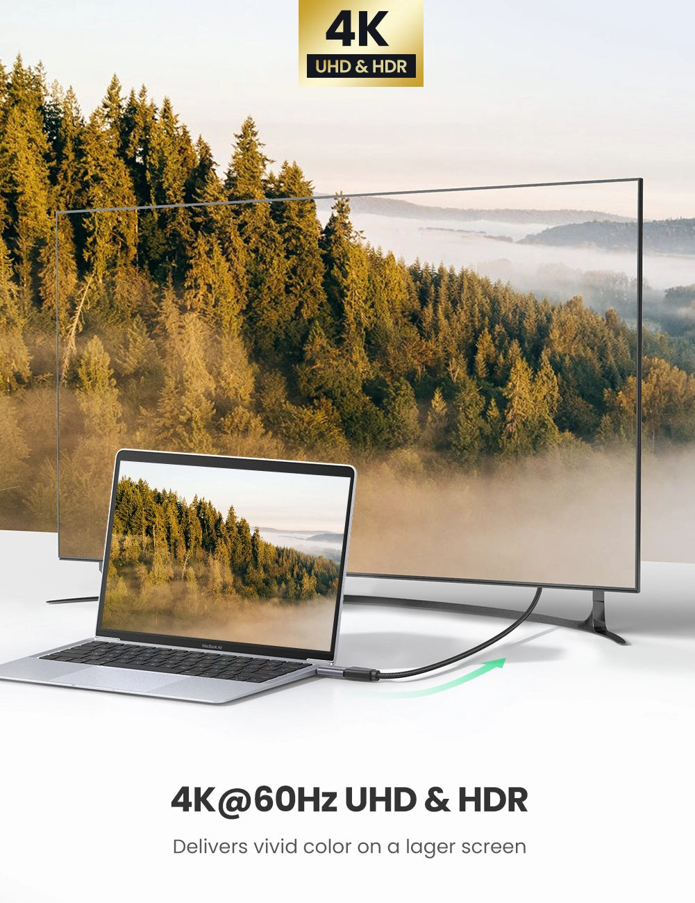 UGREEN USB-C to HDMI Adapter - Space Gray