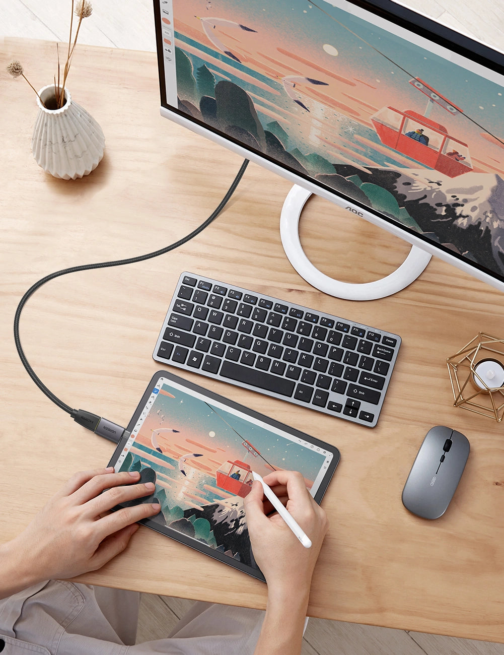 UGREEN USB-C to HDMI Adapter - Space Gray