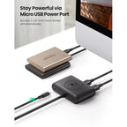 UGREEN USB 3.0 High-Speed 4-Port Hub (1m Cable) – Black