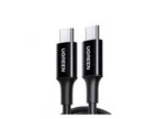 كابل شحن UGREEN USB-C إلى USB-C بقوة 100 واط - 2 متر - أسود