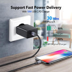 كيبل UGREEN USB-C إلى لايتنينج 20 واط، مضفر بغلاف من الألومنيوم، 1 متر - فضي