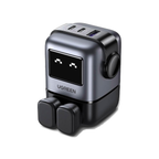 UGREEN Uno RG 65W 3-Port GaN Fast Charger UK Plug - Gray