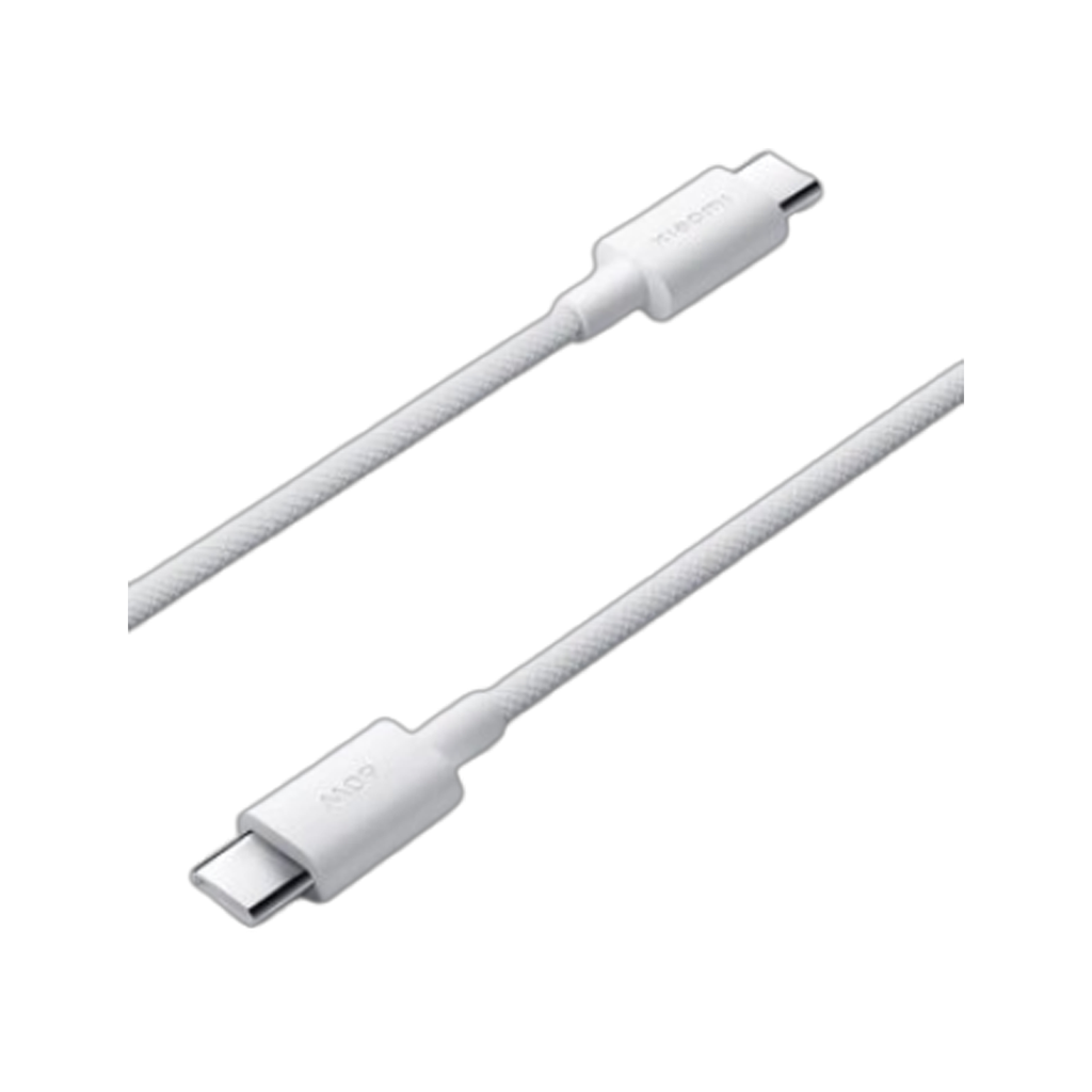Xiaomi 3A Braided USB-C to USB-C Cable 1M - White