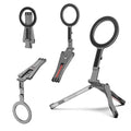 حامل الهاتف ZLOS PS03 MagFlex متعدد الحامل، ثلاثي القوائم قابل للطي بتقنية MagSafe للسيارة والمكتب والسفر مع حامل مغناطيسي عالمي