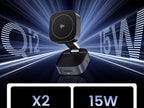 UGREEN 2-in-1 Magnetic Wireless Charger 15W - Space Gray
