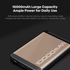ZLOS TT10 10000mAh Ultra-Thin Mini Wireless Charging Power Bank