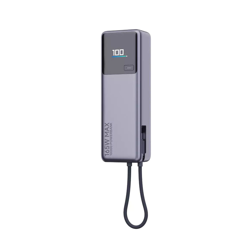 Xiaomi 165W Power Bank 10000mAh With Built-in Cable - Gray