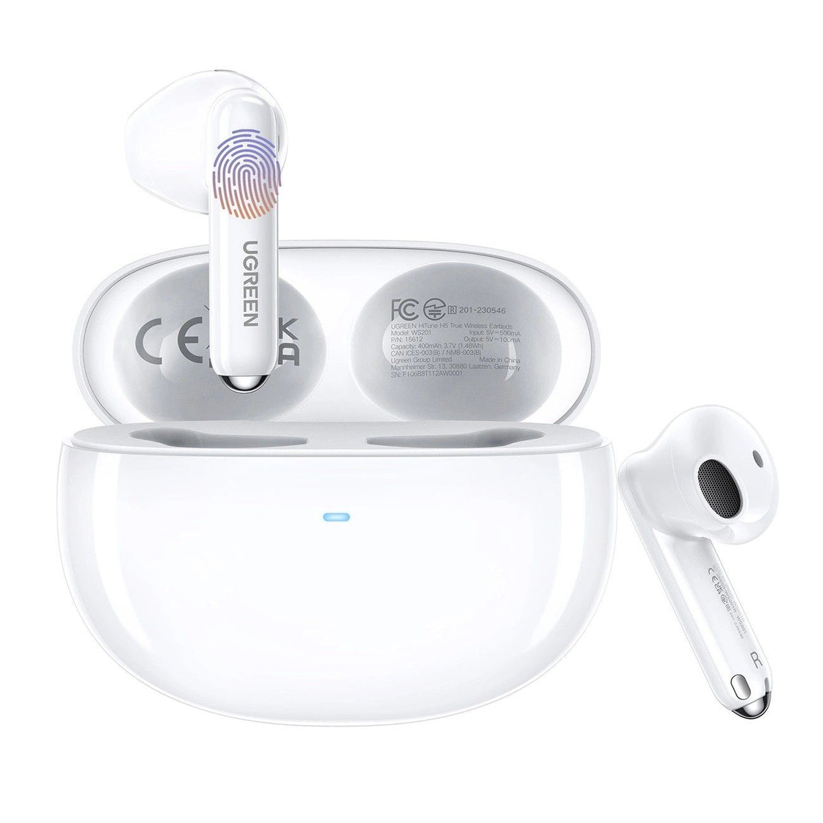 UGREEN HiTune H5 True Wireless Earbuds - White
