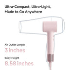 Laifen Mini High-Speed Hair Dryer – Matte Pink (UK Edition)