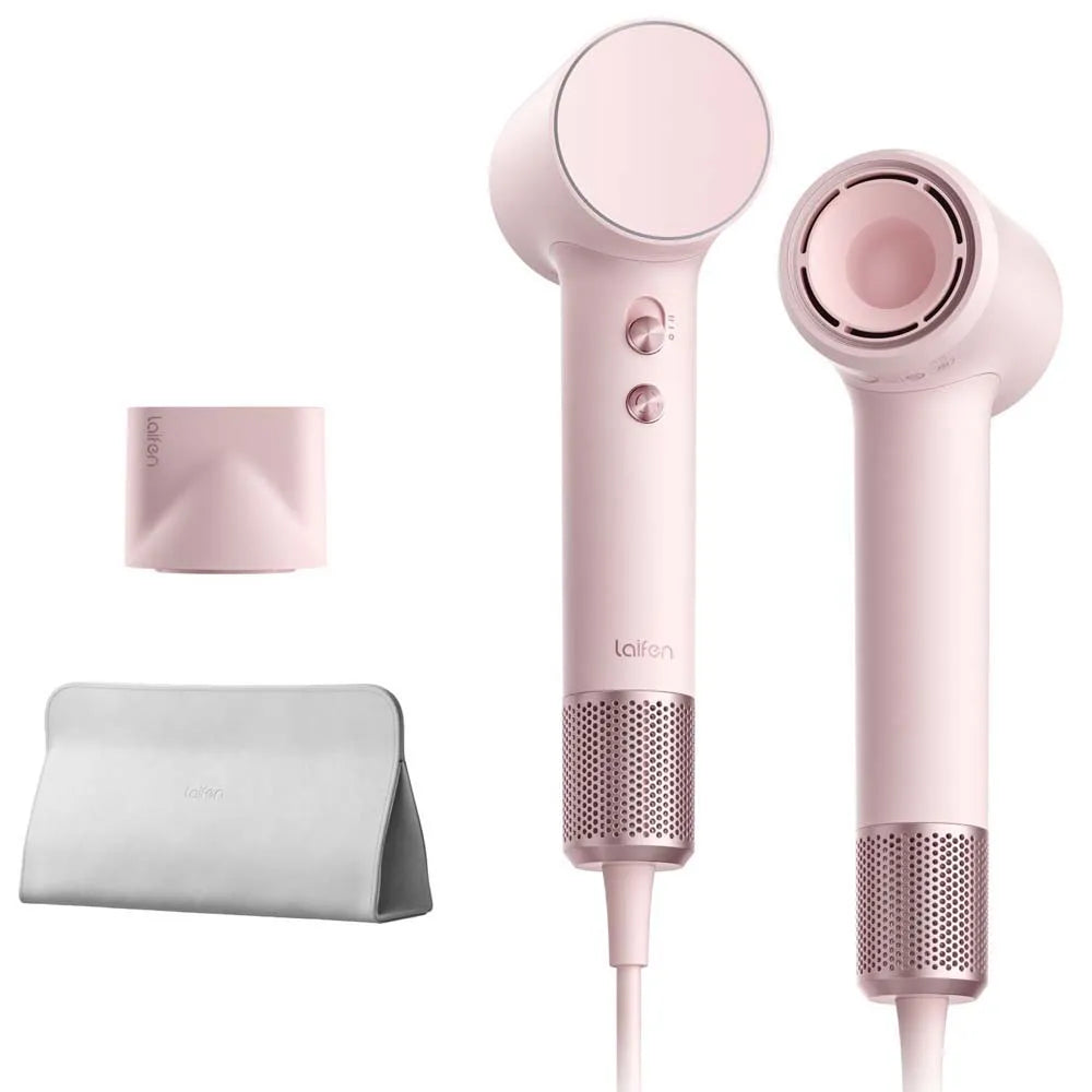 Laifen Mini High-Speed Hair Dryer – Matte Pink (UK Edition)
