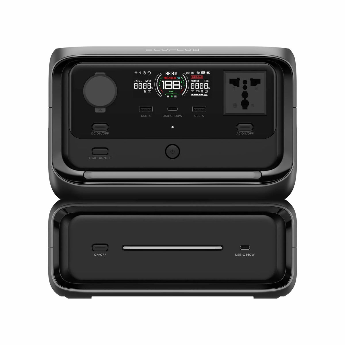 EcoFlow RIVER 3 Plus Portable Power Station (600W,286Wh)