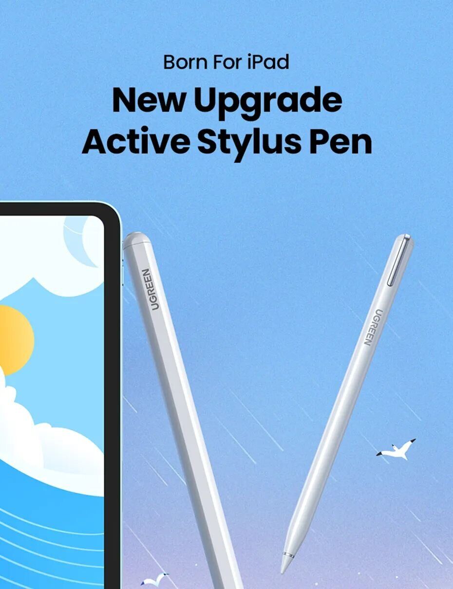 UGREEN Smart Stylus Pen for iPad – White