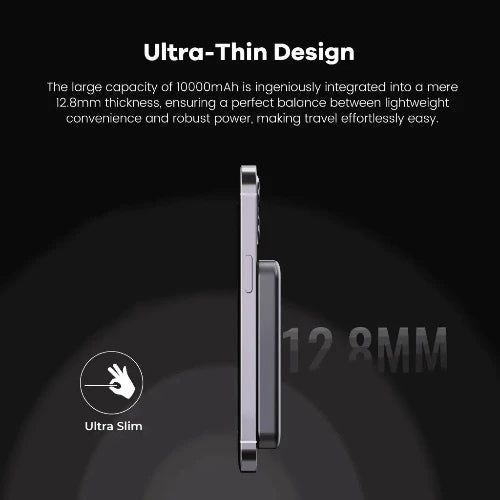 ZLOS TT10 10000mAh Ultra-Thin Mini Wireless Charging Power Bank