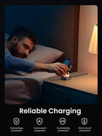 UGREEN 2-in-1 Magnetic Wireless Charger 7.5W - Space Gray