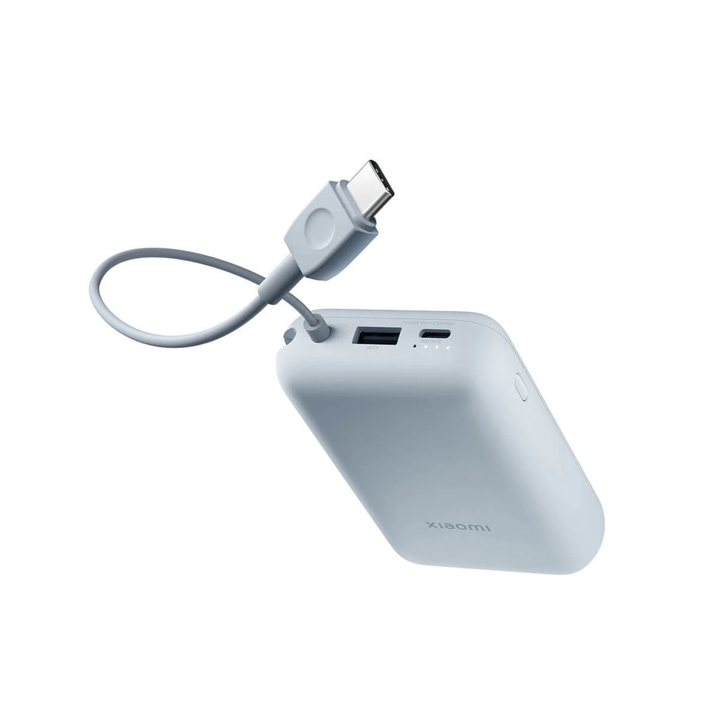 Xiaomi Power Bank 10000mAh 22.5W Built-in Cable - Ice Blue